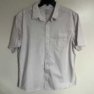 Men's Nick Graham Everywhere Stretch Modern Fit Short Sleeve Button Down Size XL